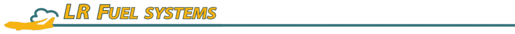 LR Fuel Systems logo with yellow text.